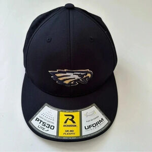 Richardson Navy Blue Hat With An Eagle Logo Sm-Md‎ Flex Fit